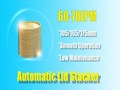 স্বয়ংক্রিয় মেটাল ক্যান মেকিং মেশিন লিড স্ট্যাকার 380V 50Hz ভোল্টেজ