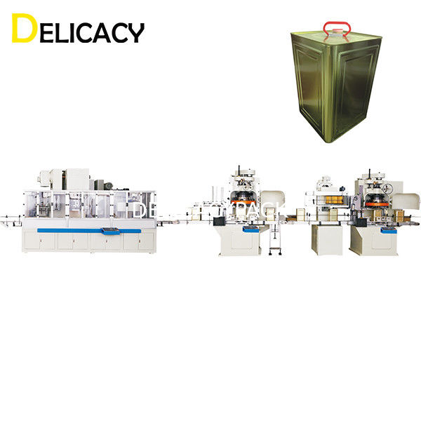 20CPM স্বয়ংক্রিয় টিন ক্যান প্রোডাকশন লাইন, বিগ স্কয়ার টিন মেকিং মেশিন সিই সার্টিফাইড