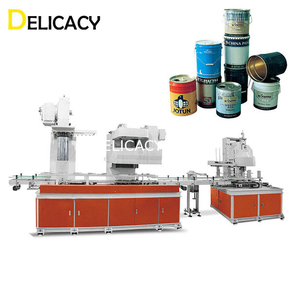 25KW 30CPM টিন পেল বডিগুলির জন্য মেশিন উত্পাদন লাইন তৈরি করতে পারে