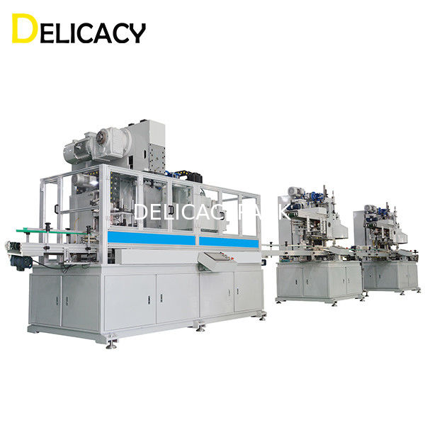 30CPM স্বয়ংক্রিয় টিন ক্যান মেকিং মেশিন ছোট বর্গক্ষেত্র আয়তক্ষেত্রাকার ক্যান বডি তৈরির জন্য