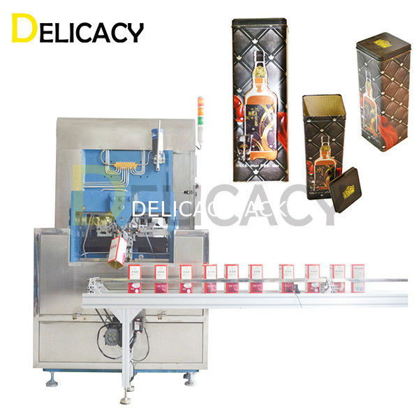 ক্যান বন্ধ সিমিং মেশিন জন্য হুইস্কি প্যাকিং টিন বক্স আয়তক্ষেত্রাকার ওয়াইন টিন বক্স বার্লি Bree টিন ক্যান