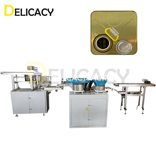 যথার্থ স্পট ওয়েল্ডিং প্রযুক্তিঃ আয়তক্ষেত্রাকার ক্যান শীর্ষে শক্তিশালী সংযোগের জন্য সম্পূর্ণ স্বয়ংক্রিয় হ্যান্ডেল স্পট ওয়েল্ডার